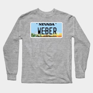 Weber Grill Nevada vanity license plate Long Sleeve T-Shirt